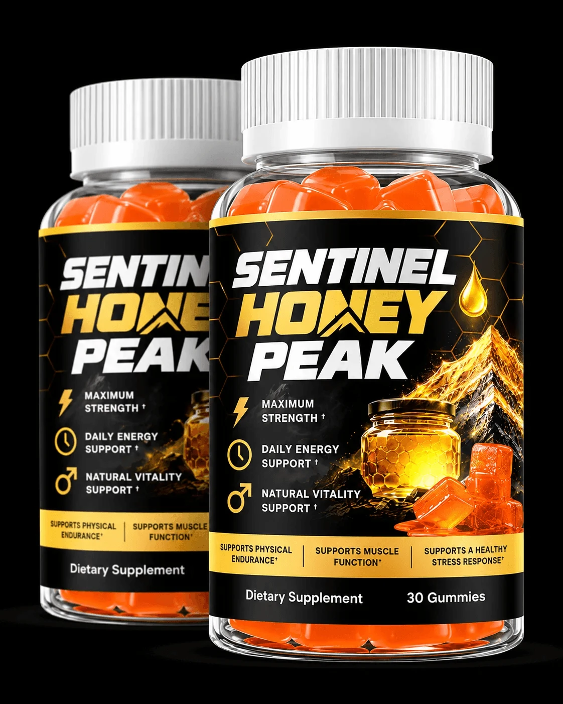 Sentinel Honey Peak Gummies product packaging